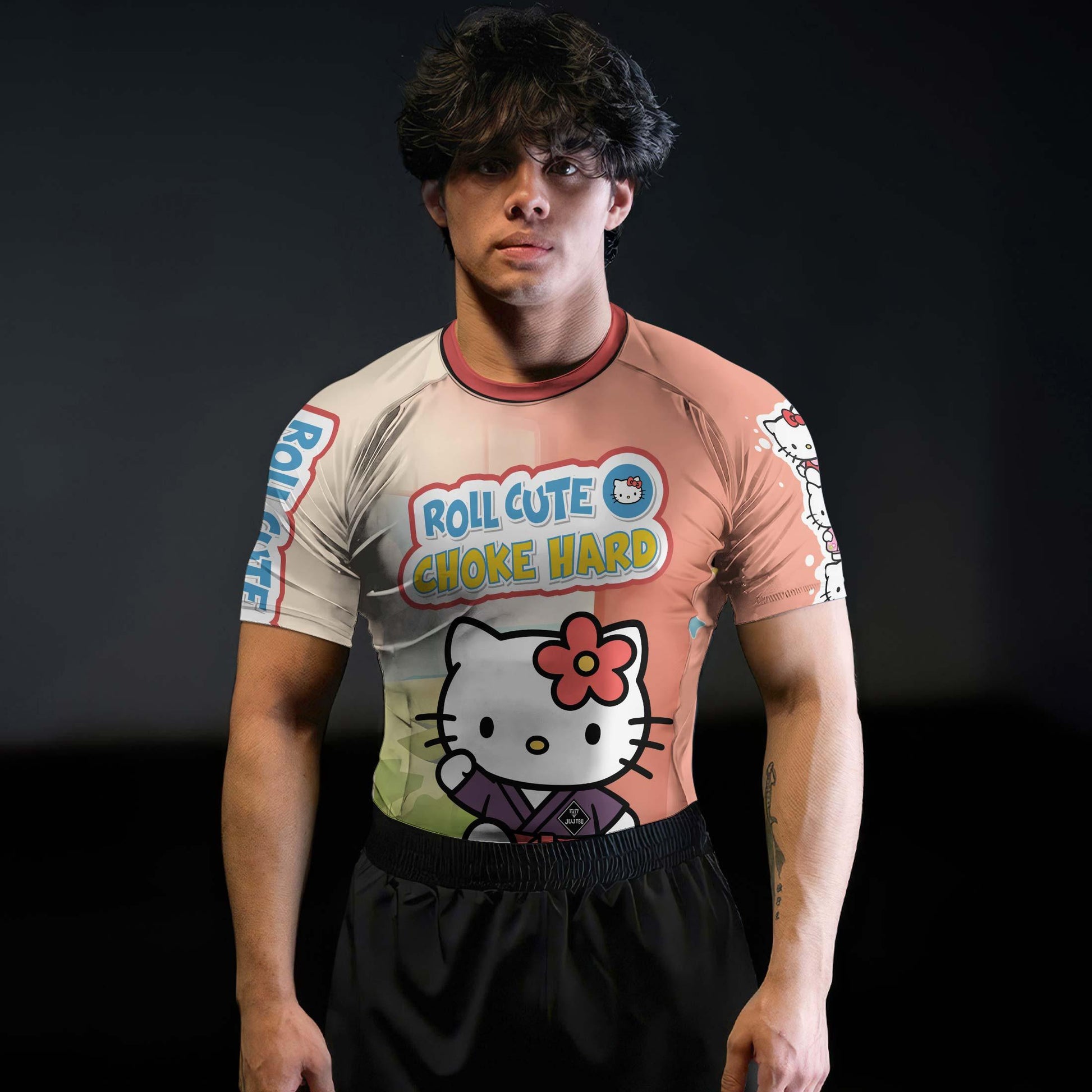 Let's Roll With Hello Kitty Rash Guard