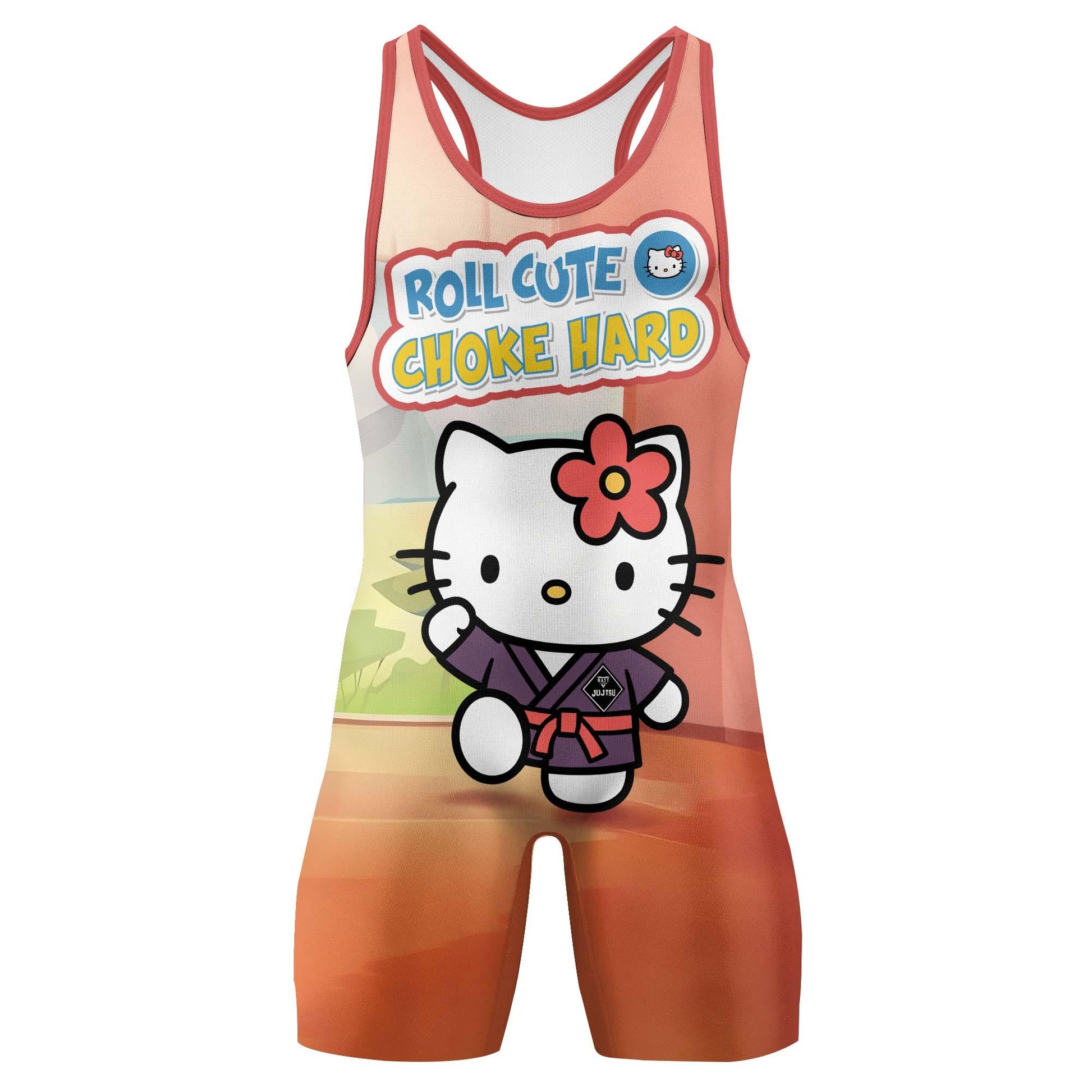 Let's Roll With Hello Kitty Wrestling Singlet