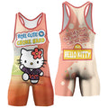 Let's Roll With Hello Kitty Wrestling Singlet