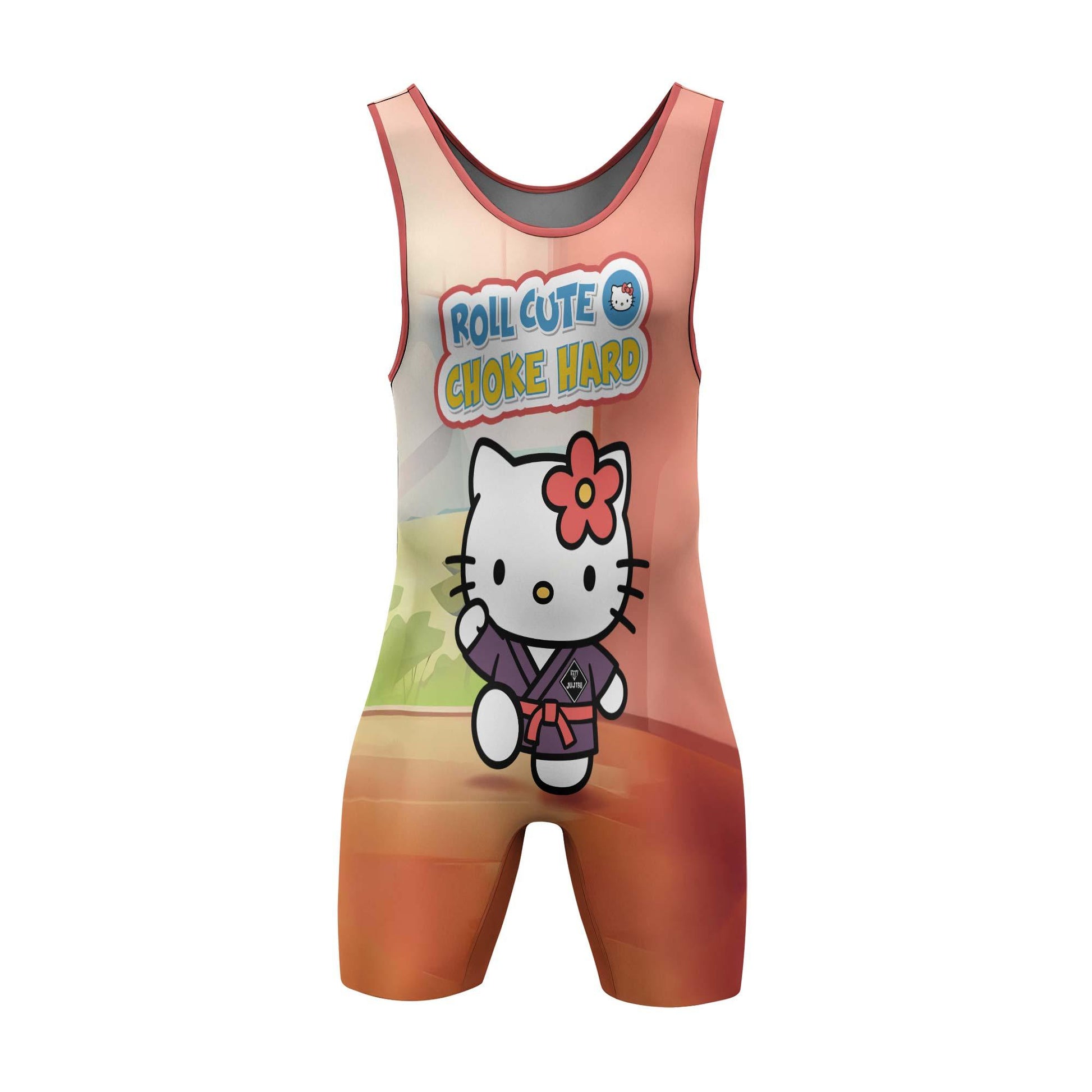 Let's Roll With Hello Kitty Wrestling Singlet