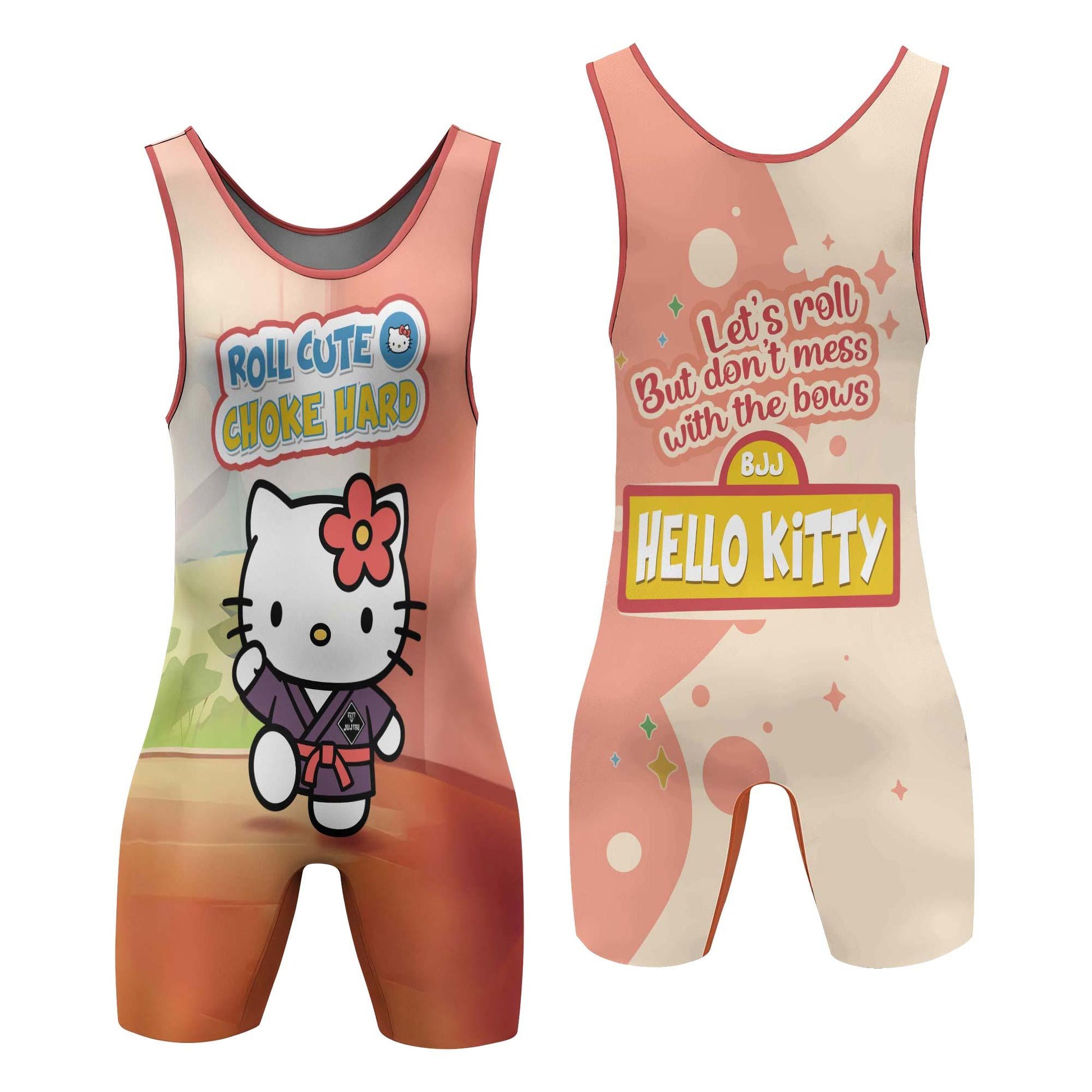 Let's Roll With Hello Kitty Wrestling Singlet