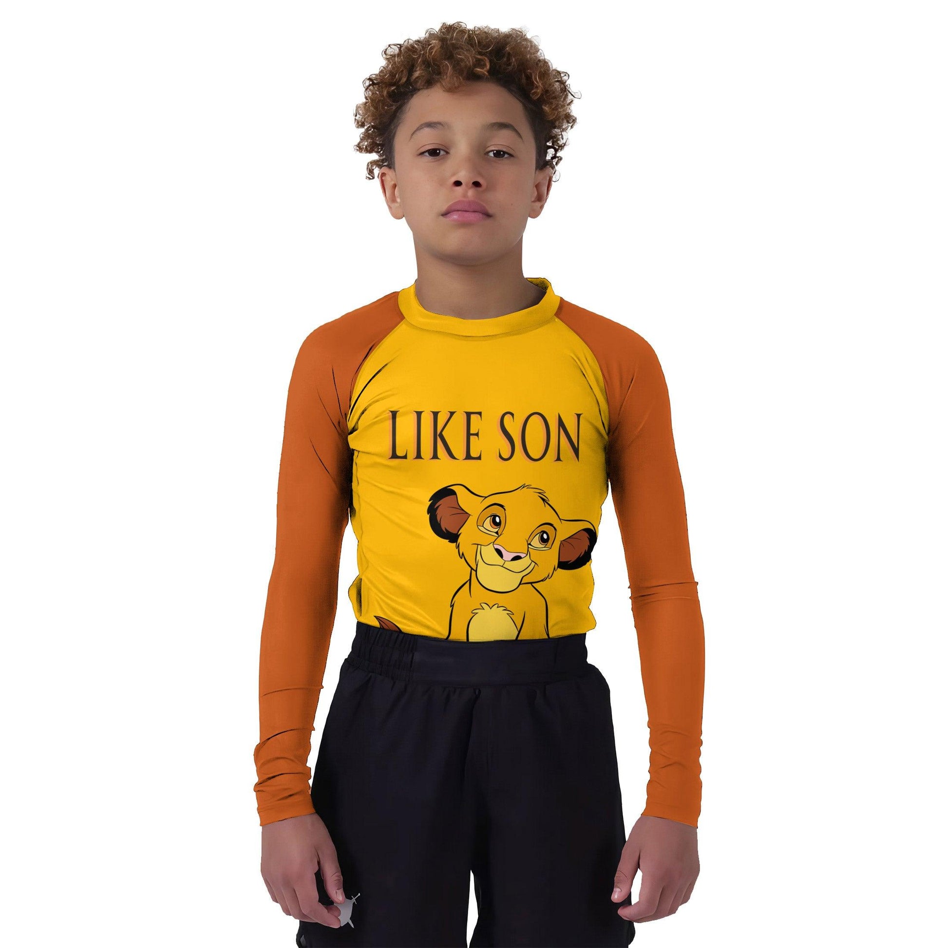 Lion King Like Father Like Son Rash Guard