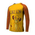 Lion King Like Father Like Son Rash Guard
