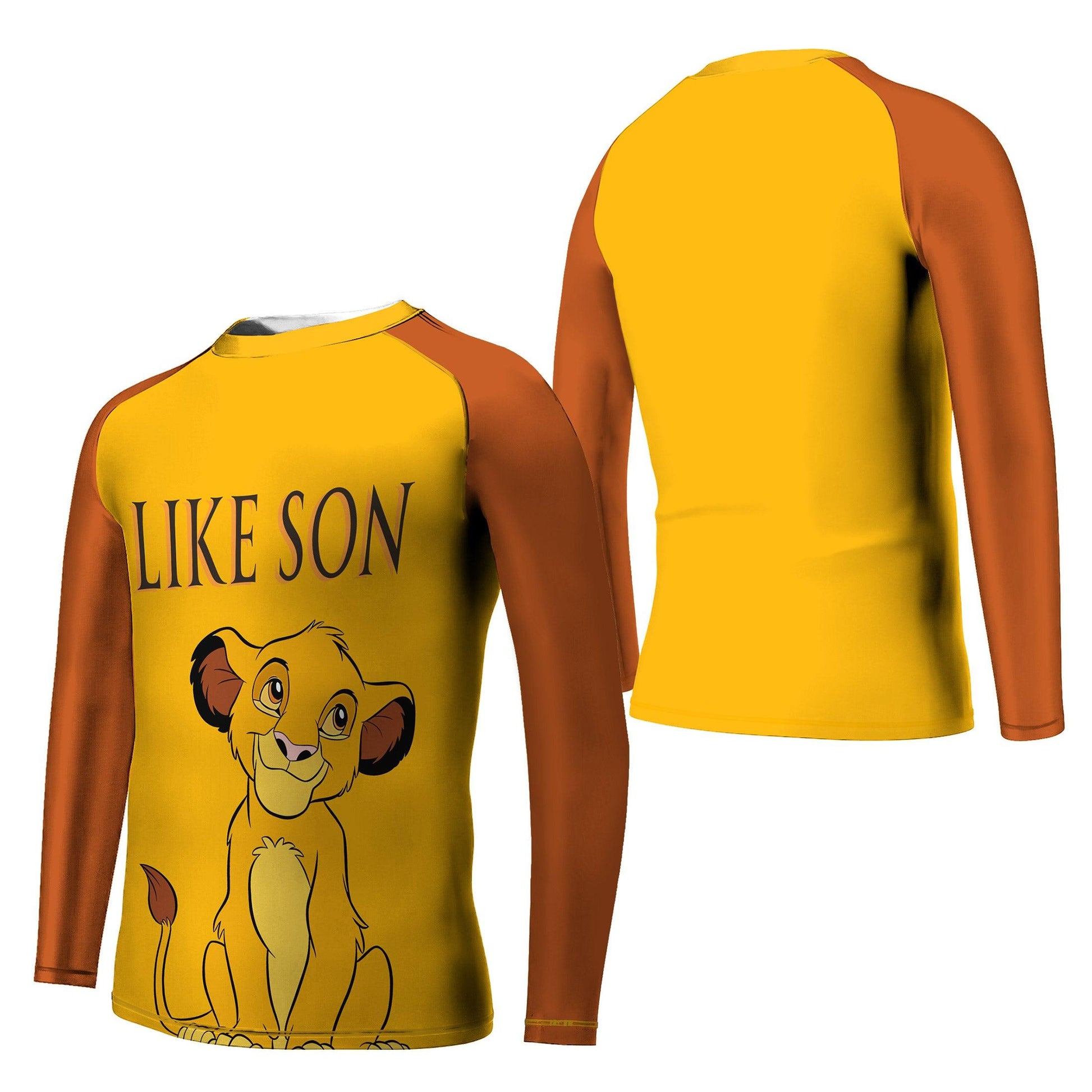 Lion King Like Father Like Son Rash Guard