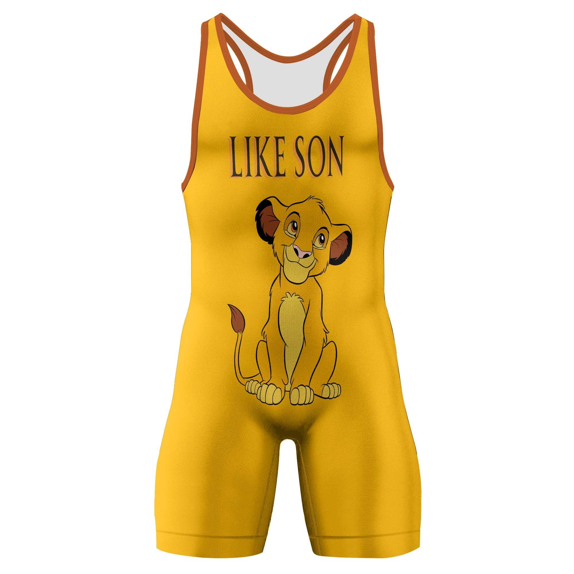 Lion King Like Father Like Son Wrestling Singlet