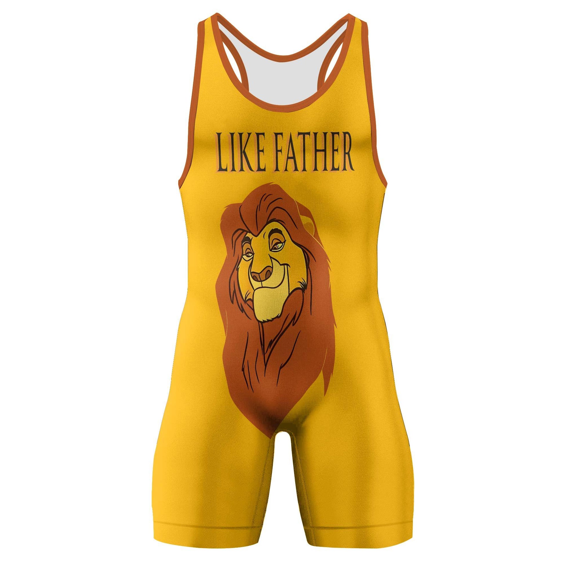 Lion King Like Father Like Son Wrestling Singlet
