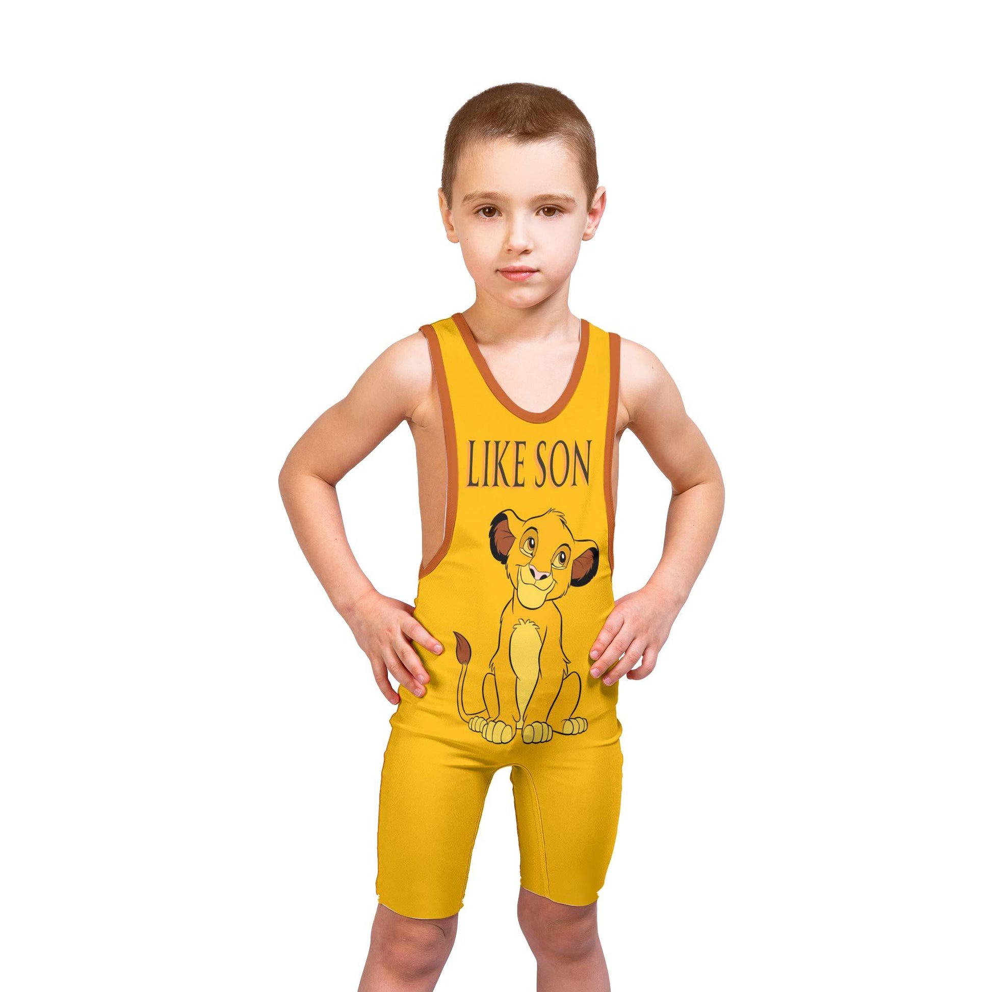 Lion King Like Father Like Son Wrestling Singlet
