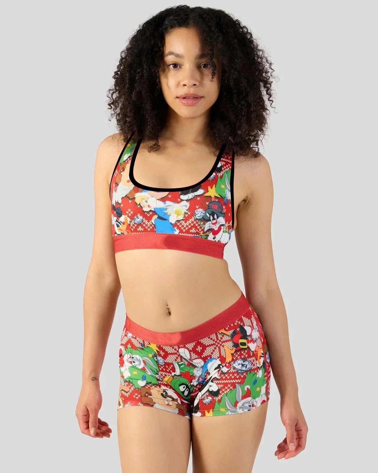 Looney Tunes Christmas Women's Workout Set