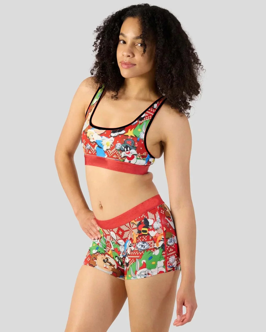 Looney Tunes Christmas Women's Workout Set