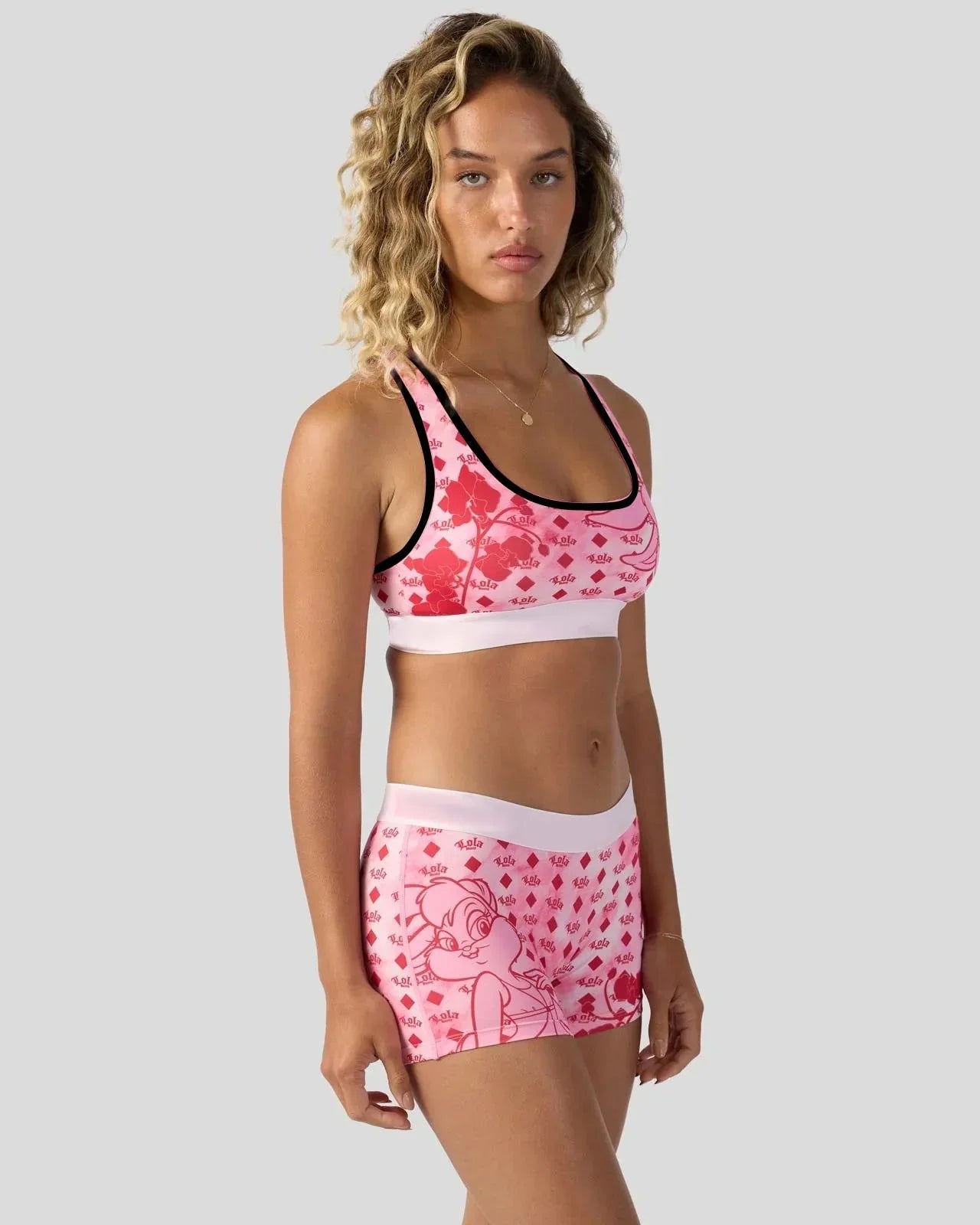 Looney Tunes Pink Lola Women's Workout Set