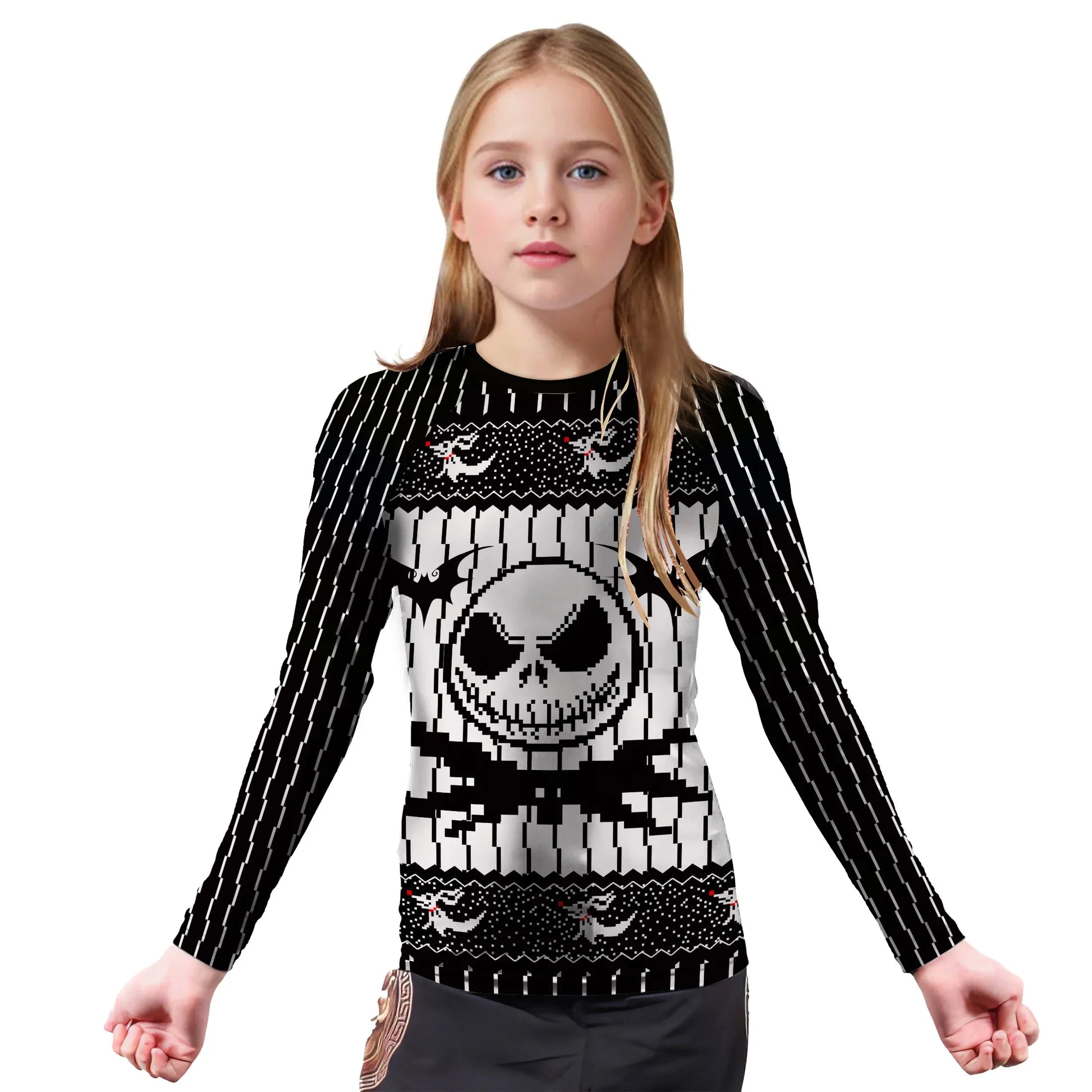 Love of Jack Skelington Kids Rash Guard