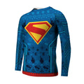 Man of Steel Christmas Kids Rash Guard
