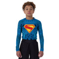 Man of Steel Christmas Kids Rash Guard