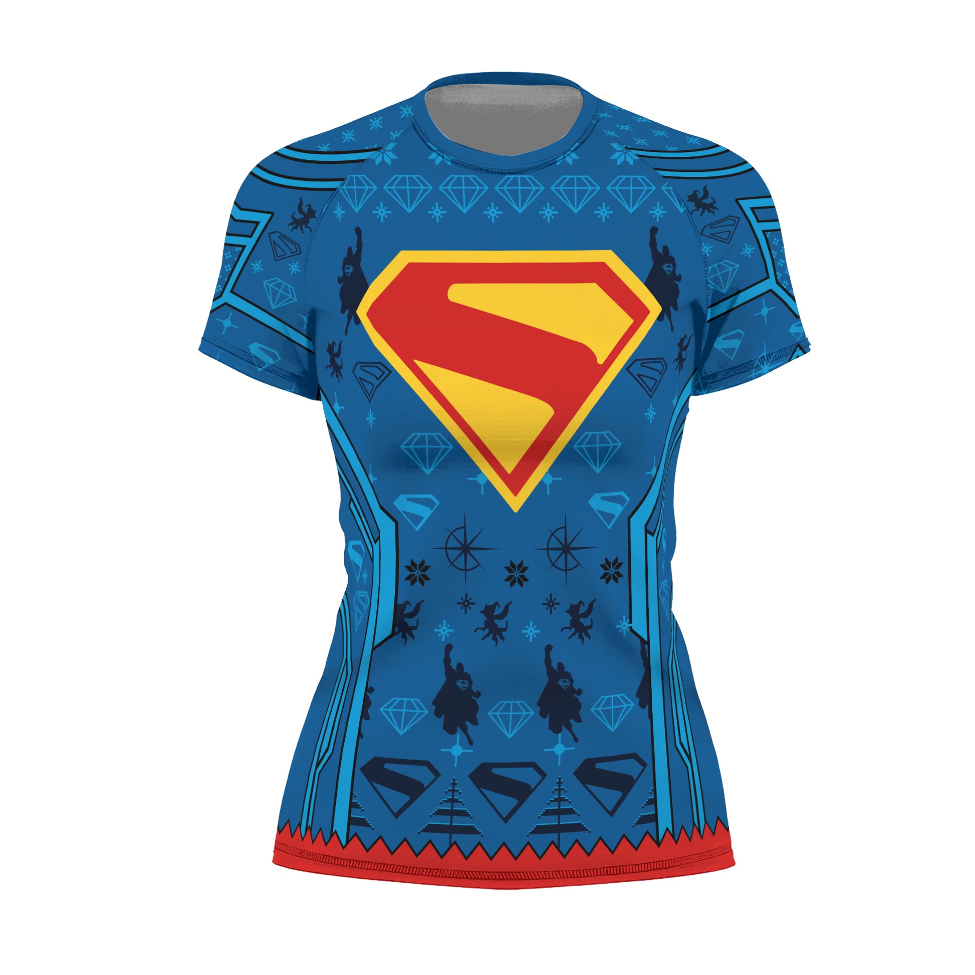 Man of Steel Christmas Rash Guard