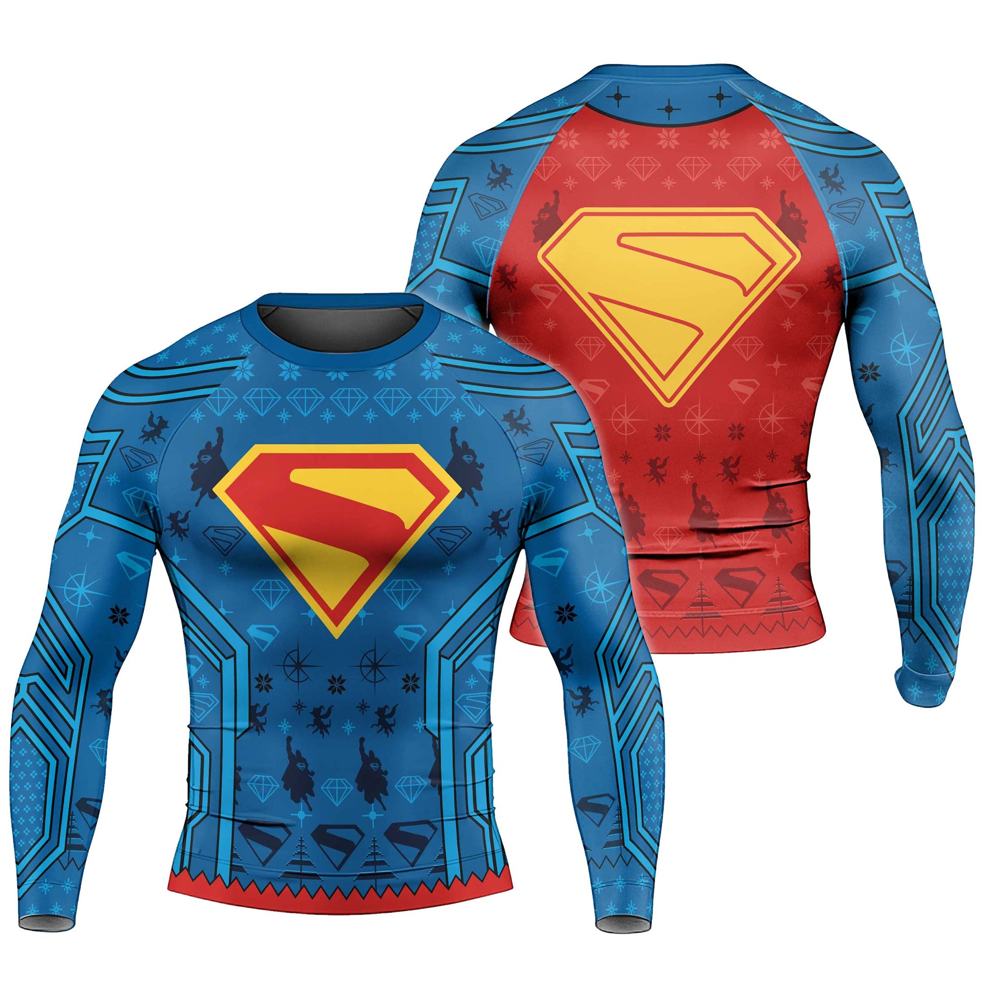 Man of Steel Christmas Rash Guard