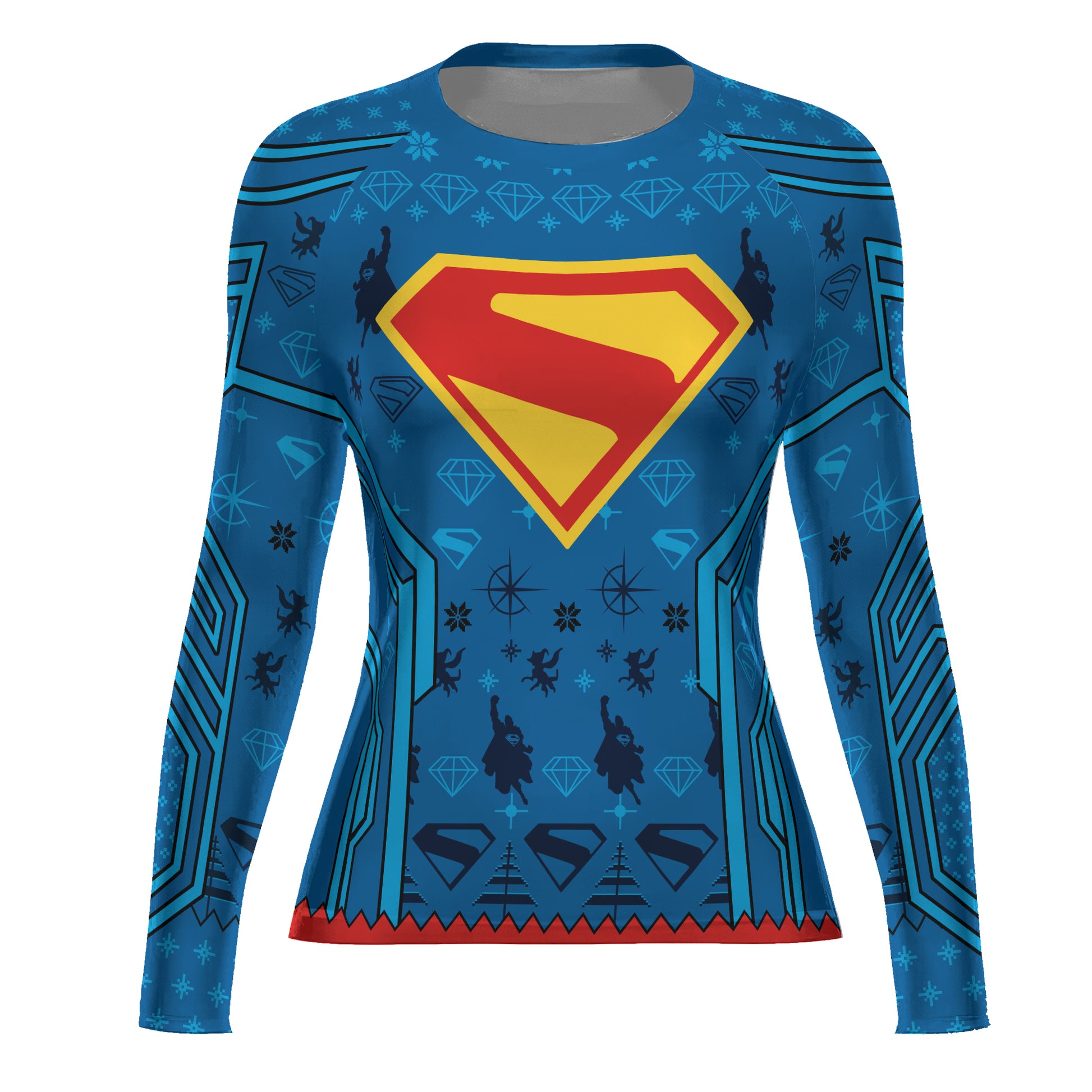 Man of Steel Christmas Rash Guard
