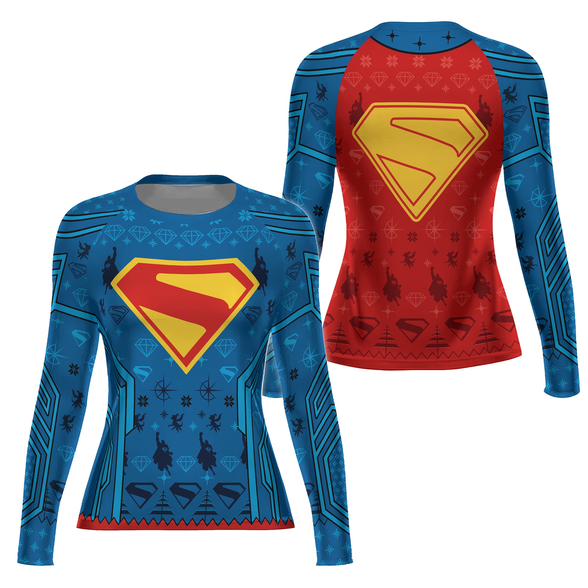 Man of Steel Christmas Rash Guard