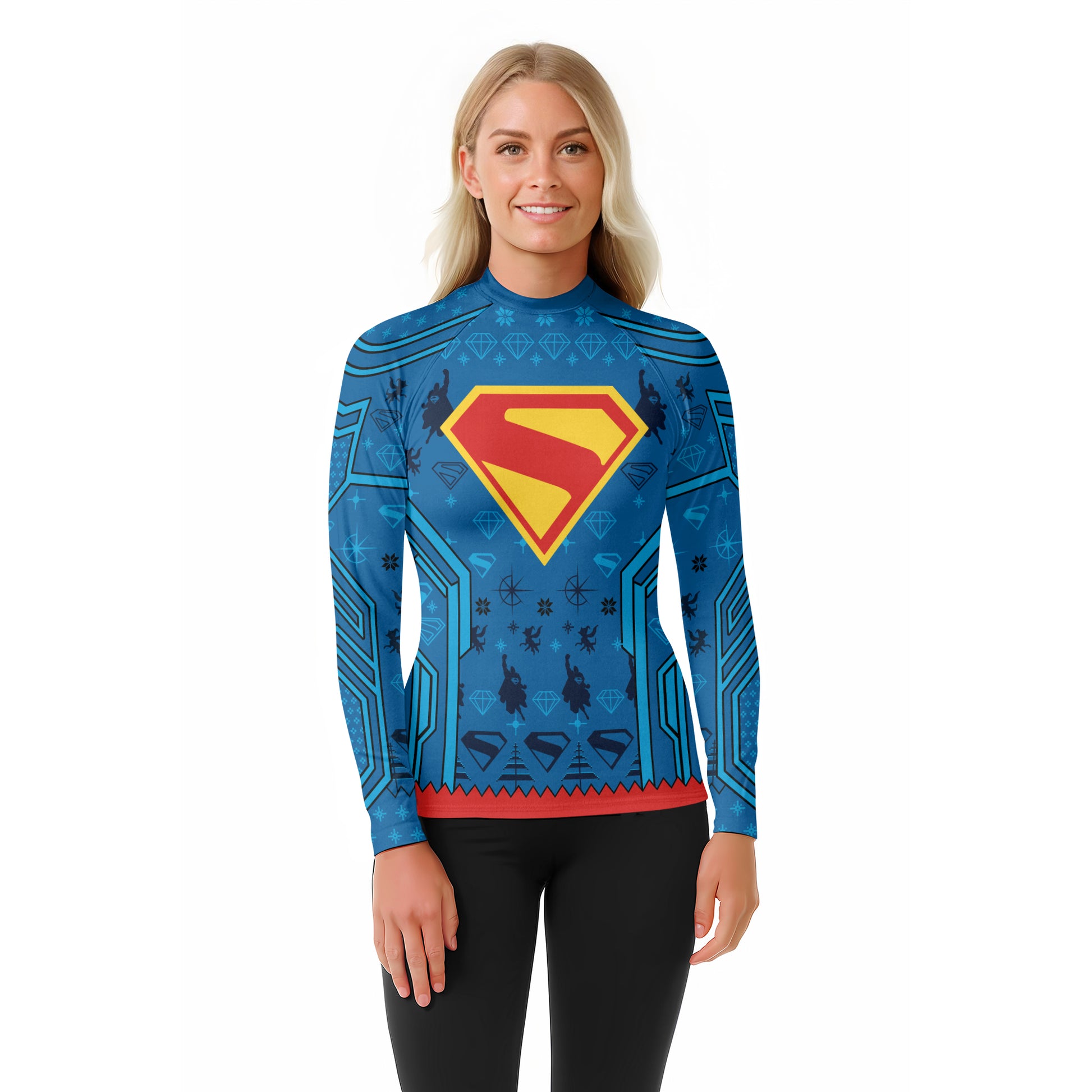 Man of Steel Christmas Rash Guard