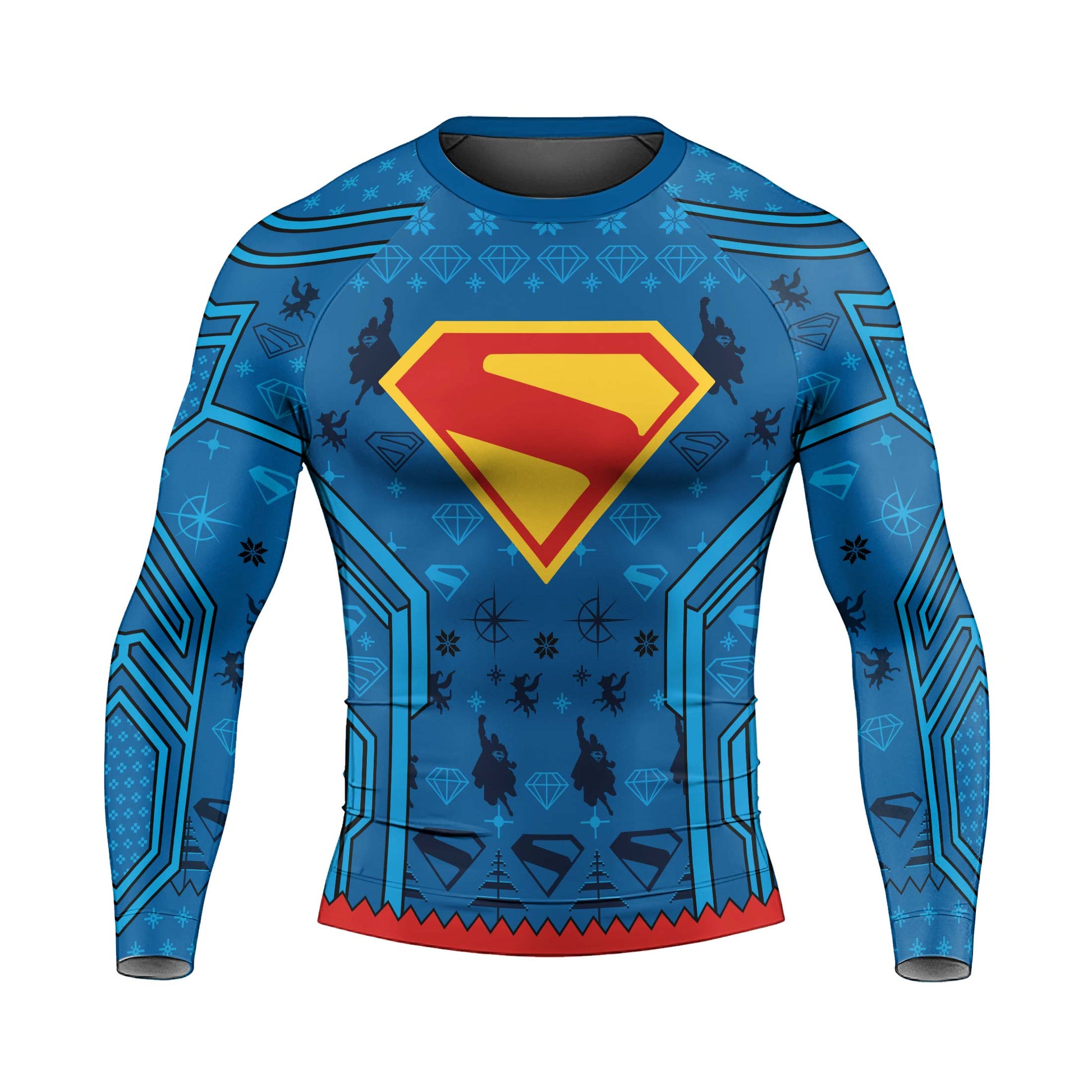 Man of Steel Christmas Rash Guard