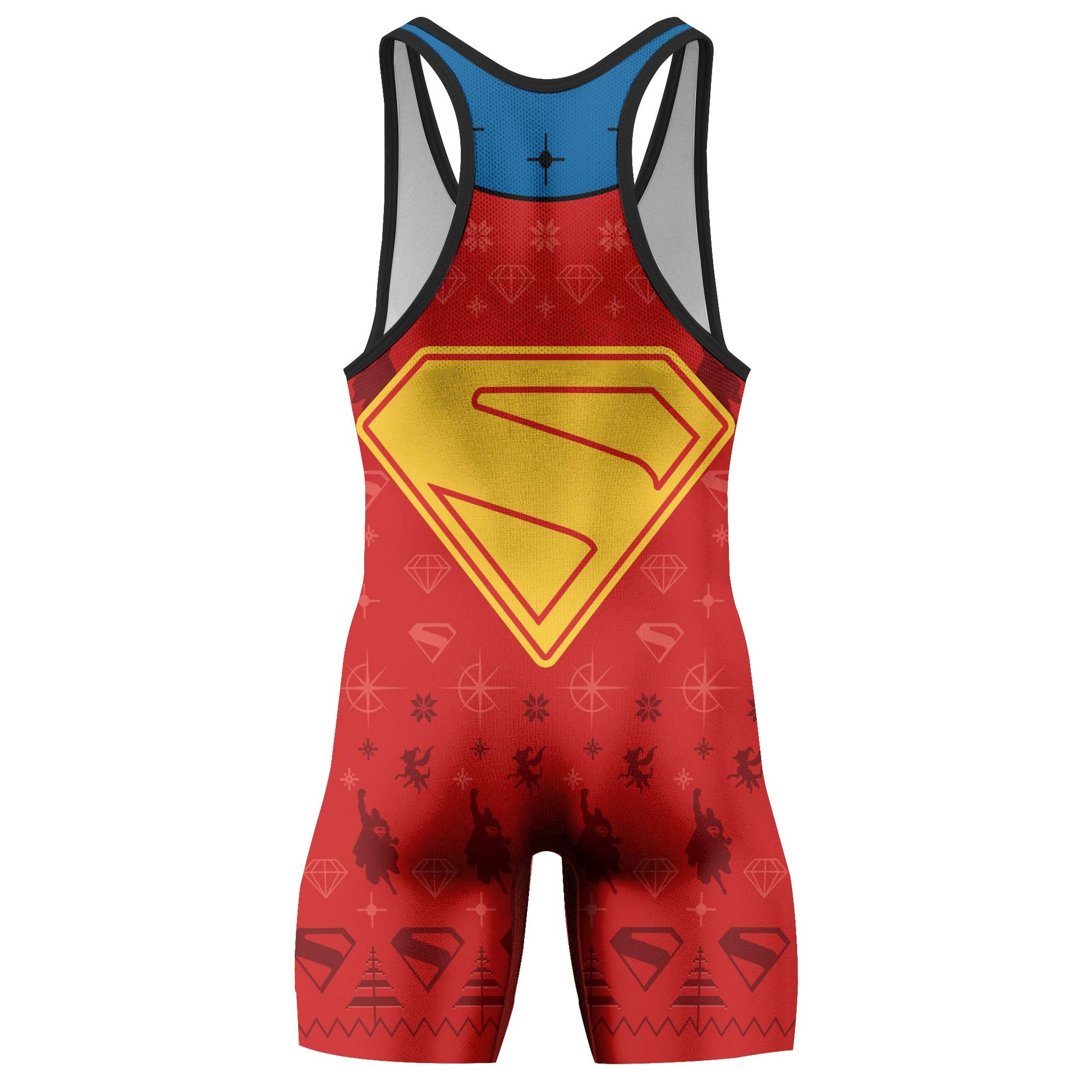 Man of Steel Christmas Wrestling Singlet