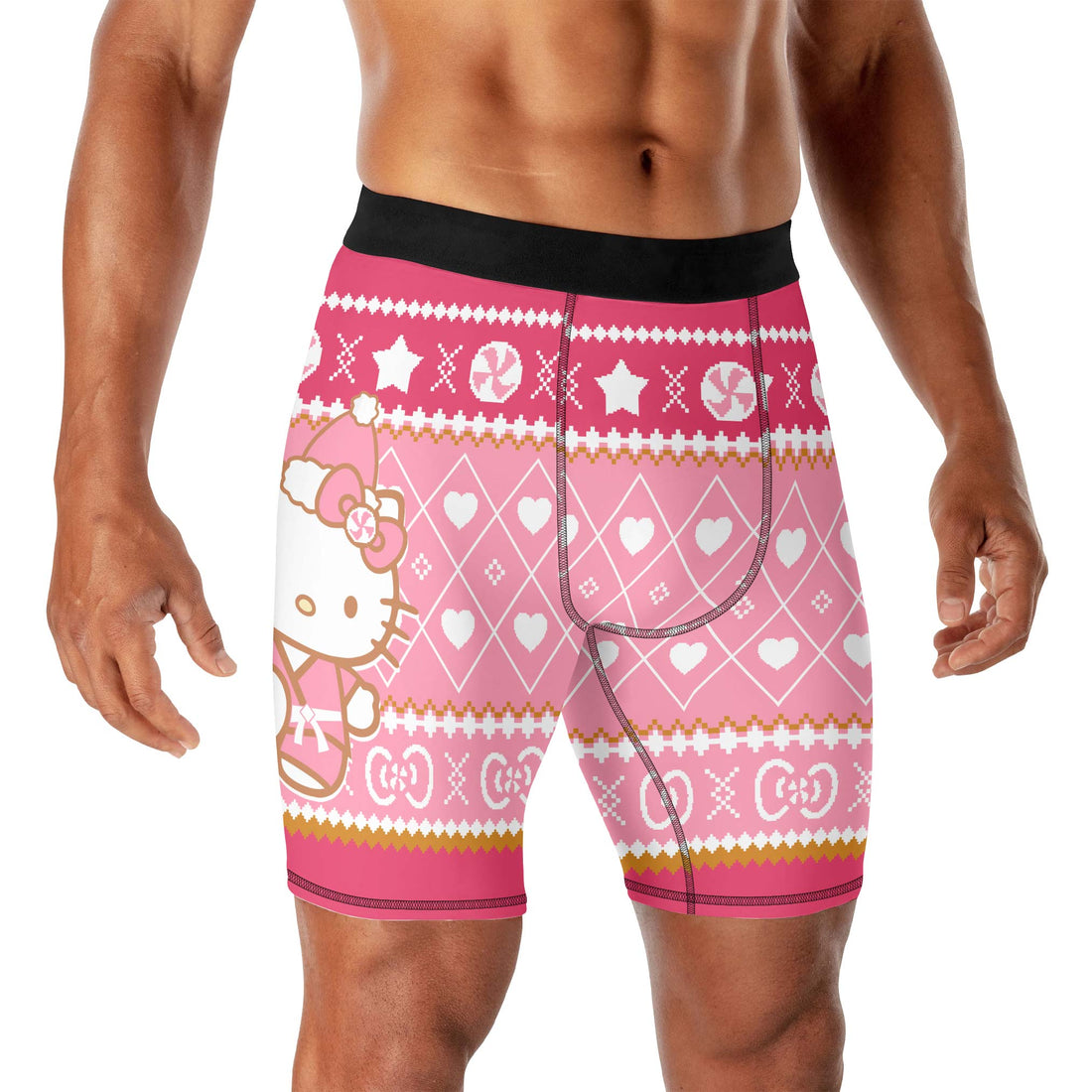 Master Hello Kitty Christmas Compression Shorts