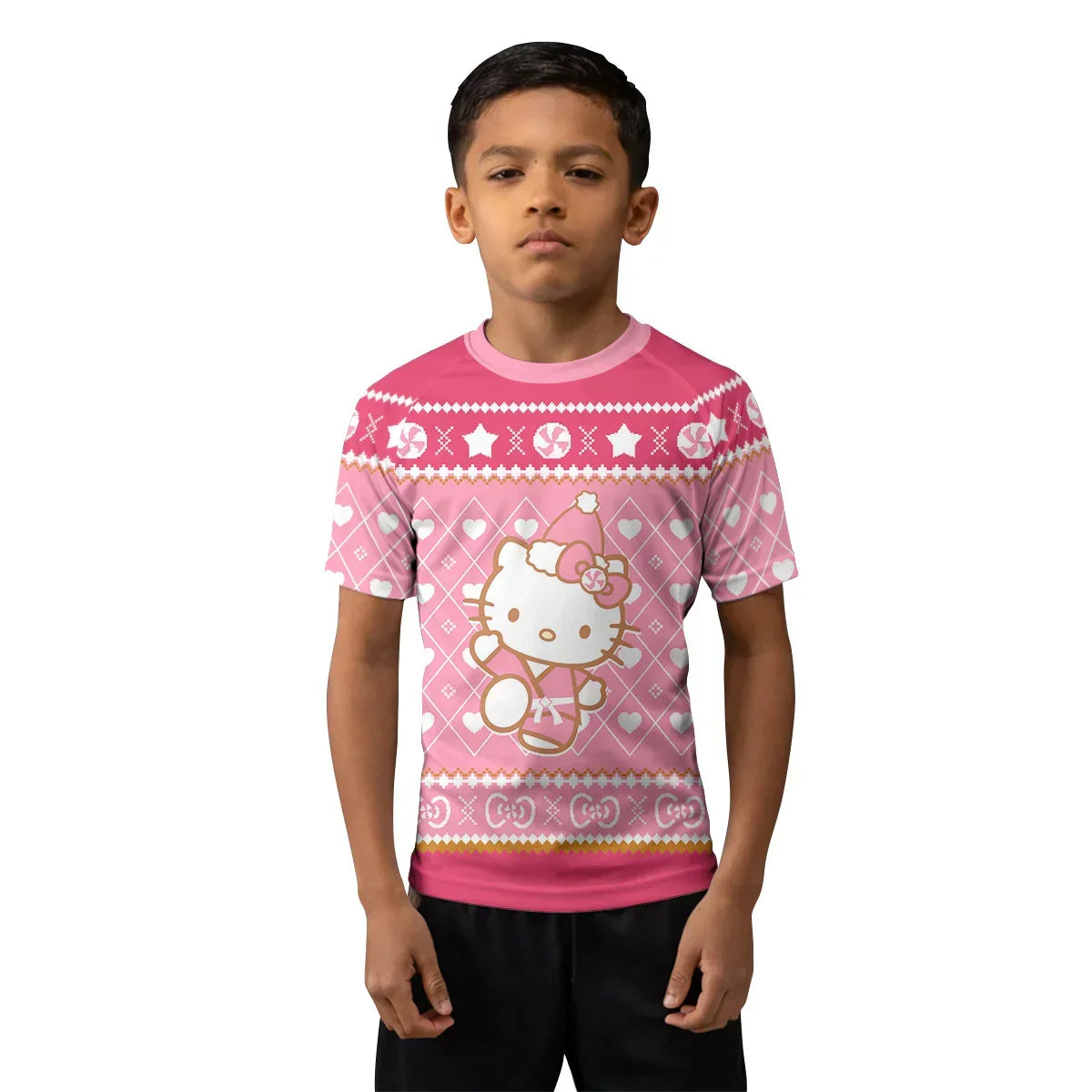 Master Hello Kitty Christmas Kids Rash Guard