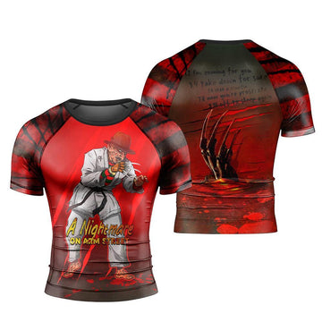 Master Jiu Jitsu Freddy Krueger Rash Guard