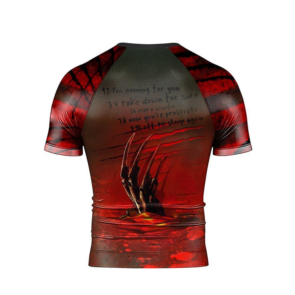 Master Jiu Jitsu Freddy Krueger Rash Guard | Halloween Rash