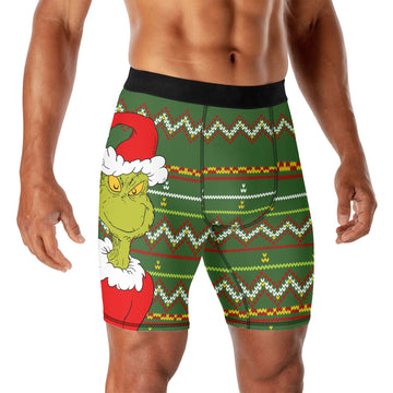 Merry Grinchmas Compression Shorts