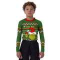 Merry Grinchmas Kids Rash Guard