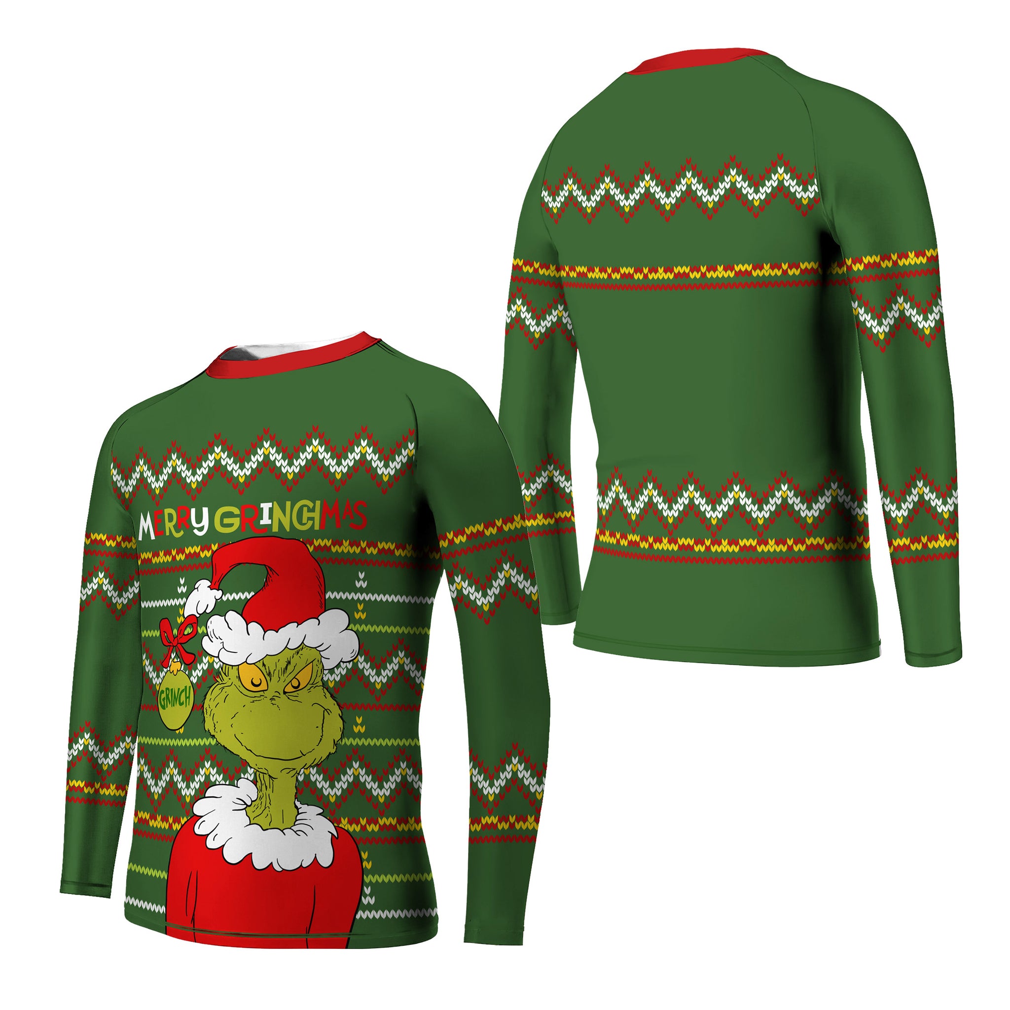 Merry Grinchmas Kids Rash Guard