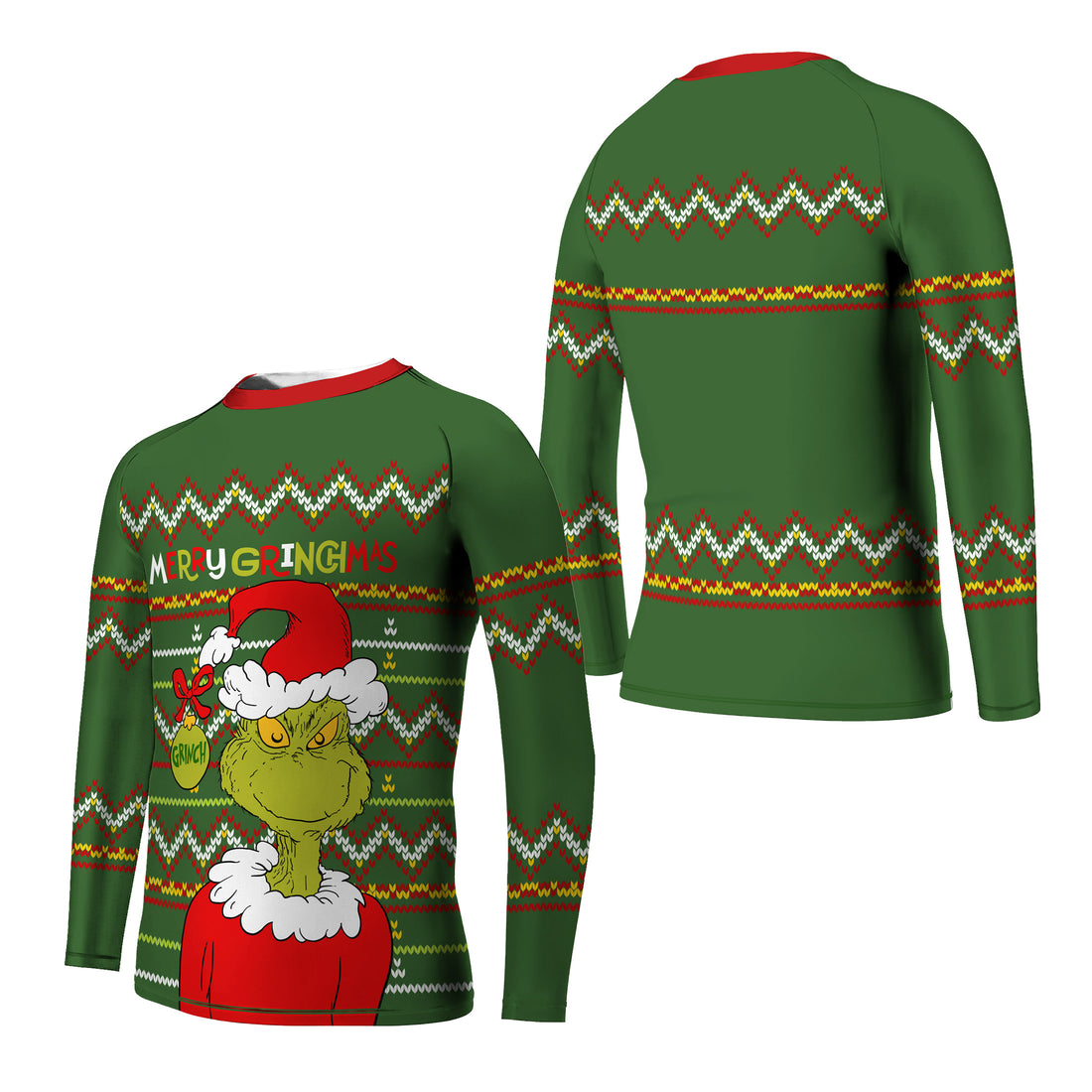Merry Grinchmas Kids Rash Guard