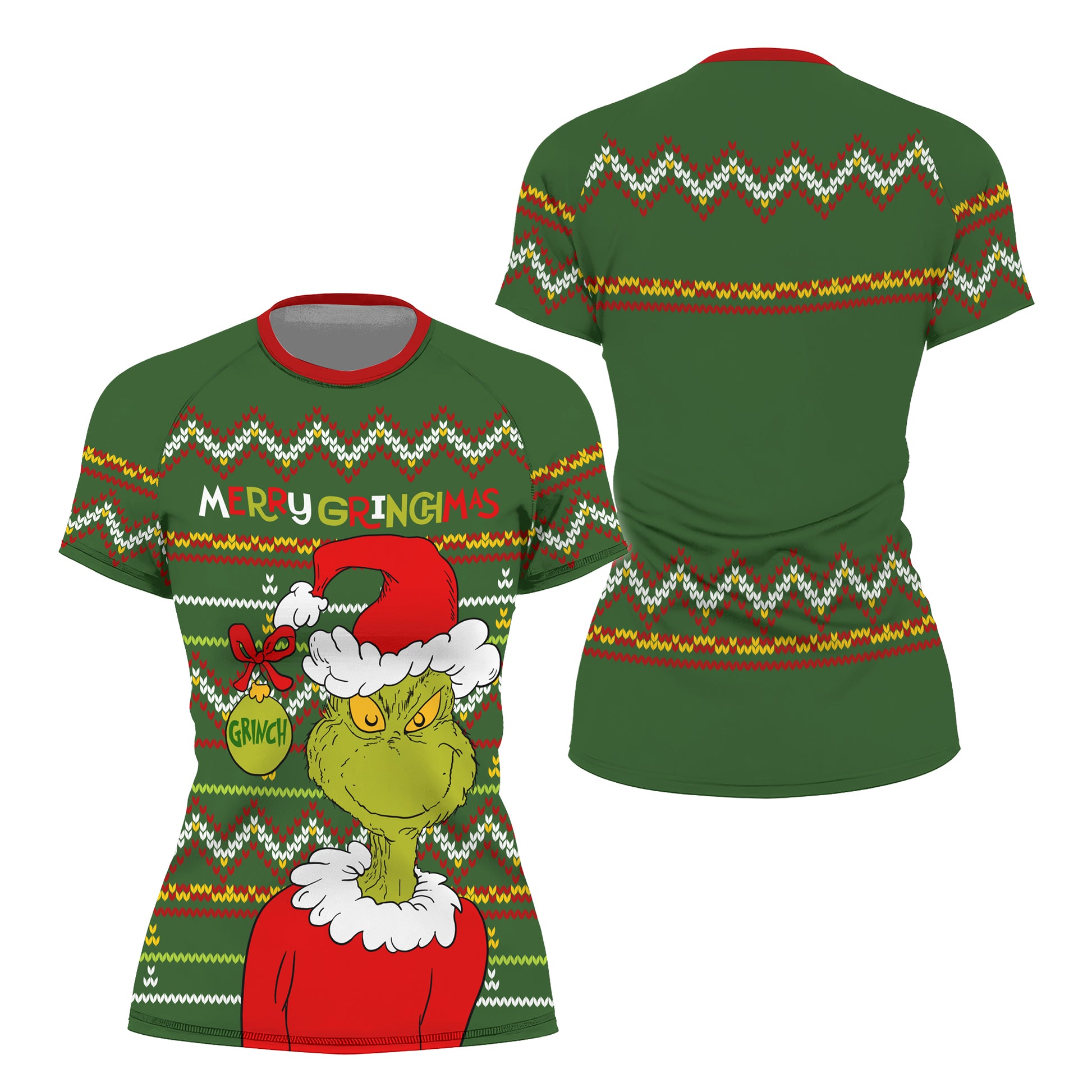 Merry Grinchmas Rash Guard