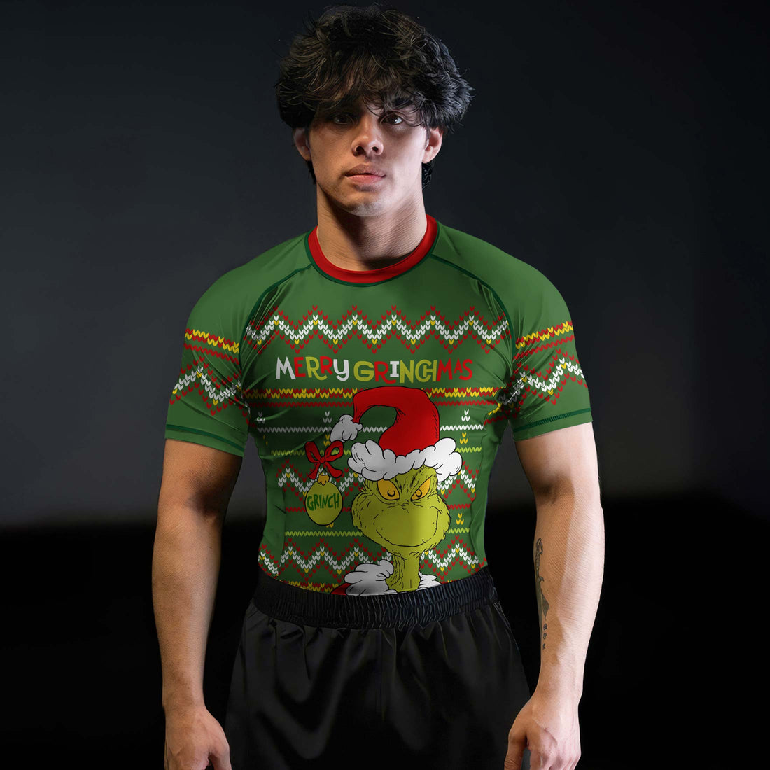Merry Grinchmas Rash Guard