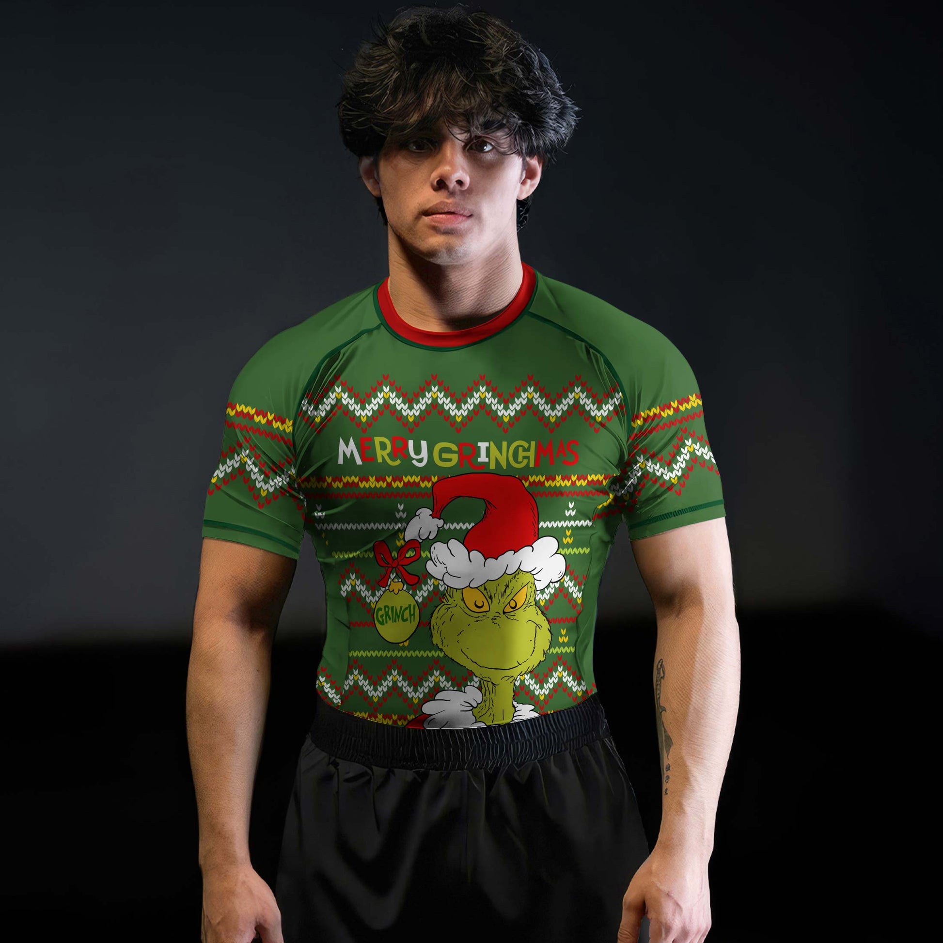 Merry Grinchmas Rash Guard