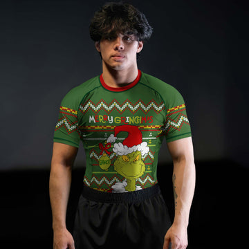 Merry Grinchmas Rash Guard