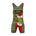 Merry Grinchmas Wrestling Singlet
