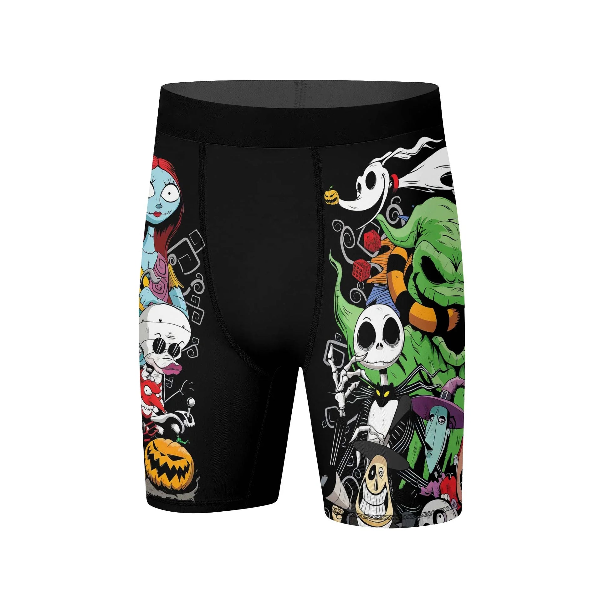Merry Nightmare Holiday Compression Shorts