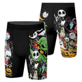 Merry Nightmare Holiday Compression Shorts