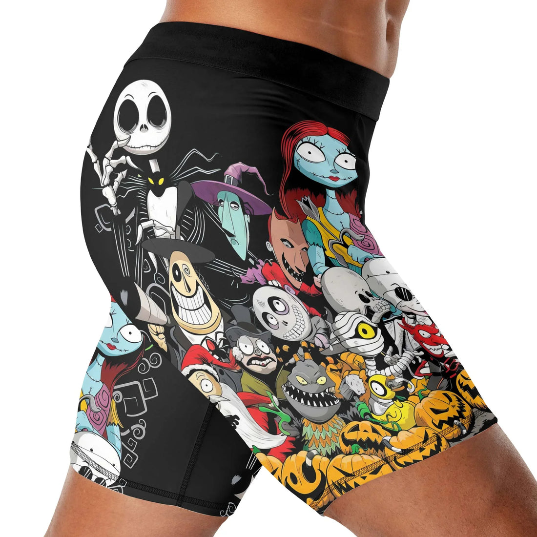 Merry Nightmare Holiday Compression Shorts