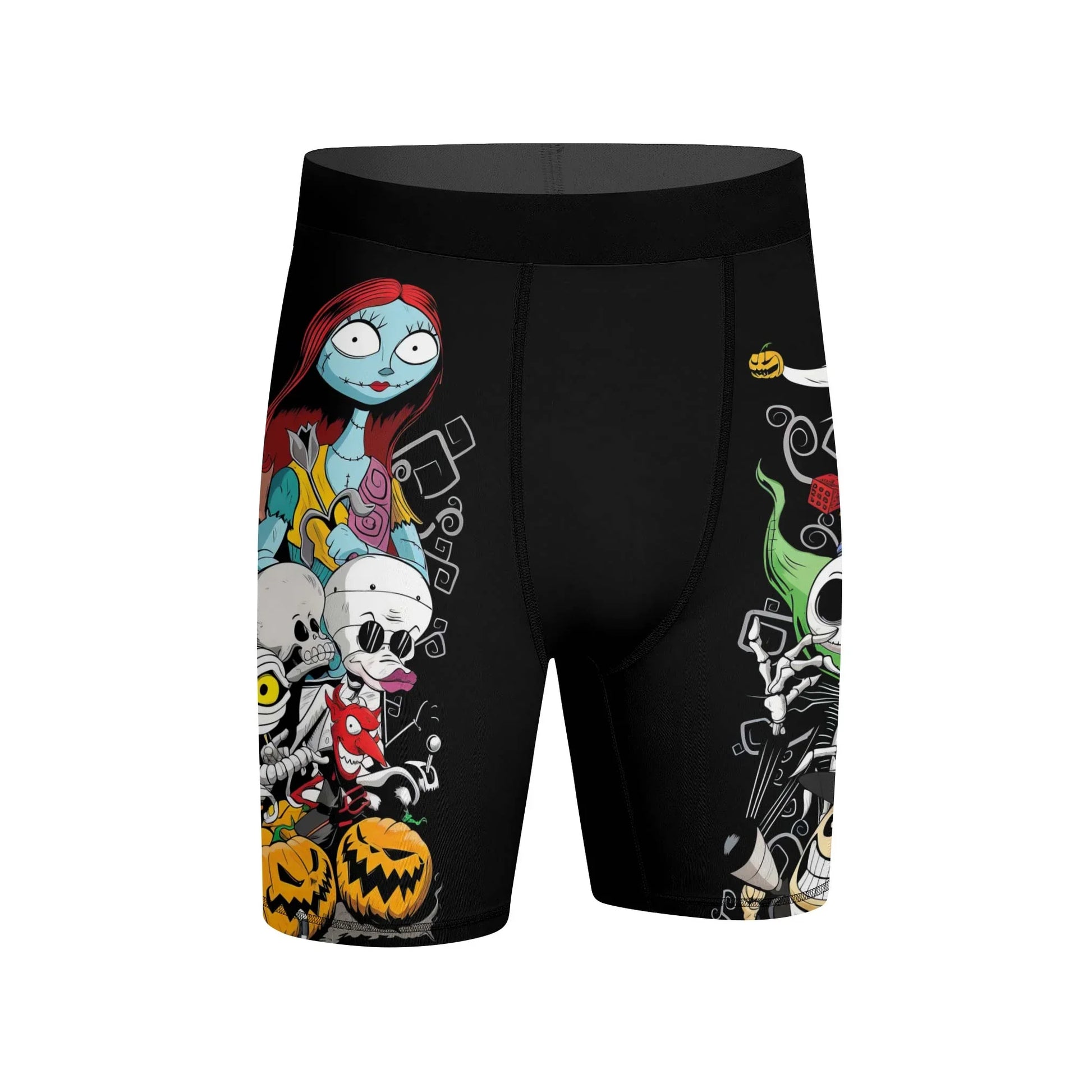 Merry Nightmare Holiday Compression Shorts