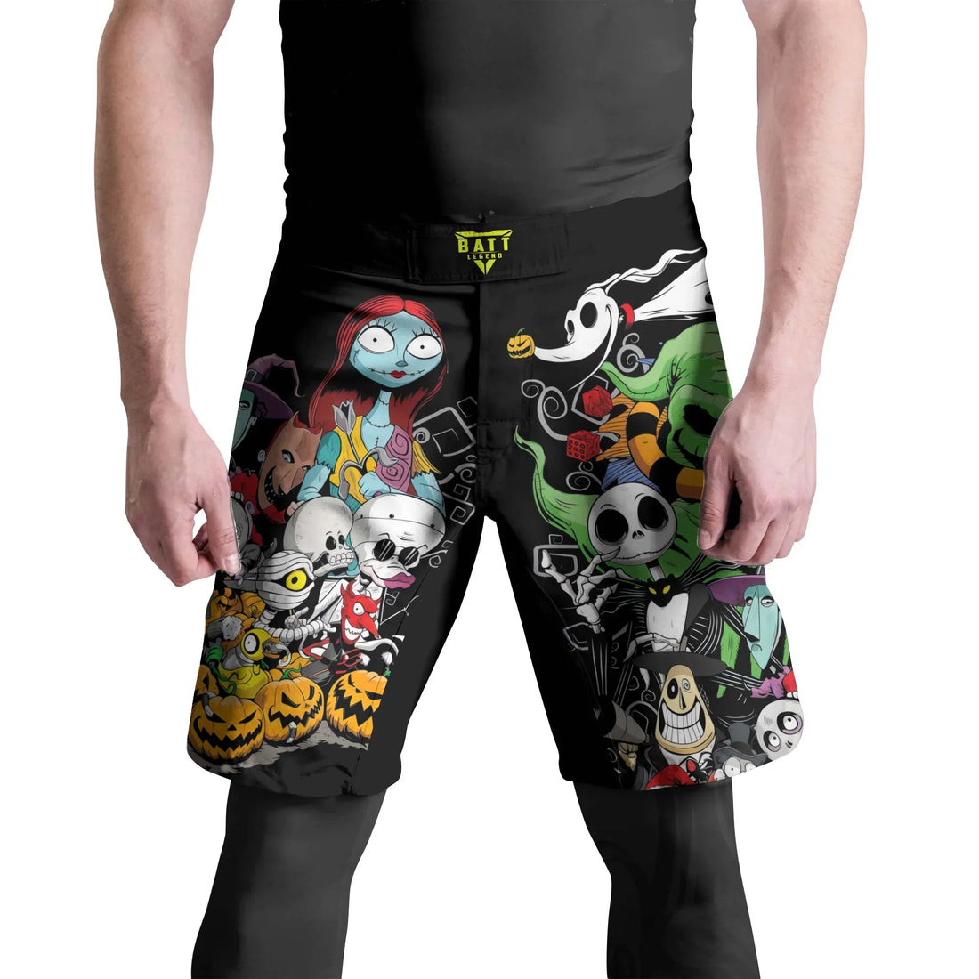 Merry Nightmare Holiday Fight Shorts