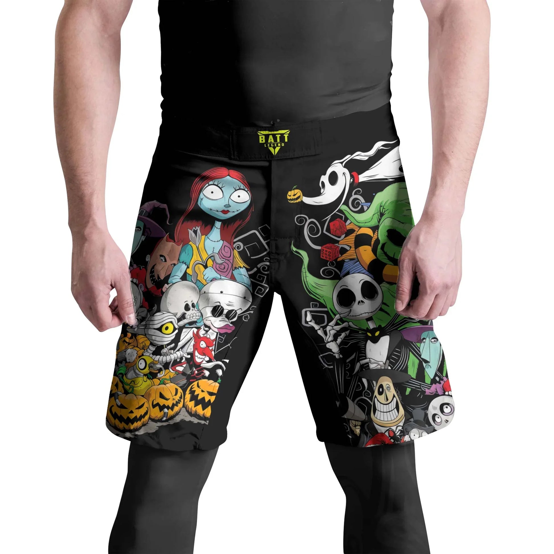 Merry Nightmare Holiday Fight Shorts