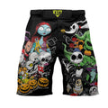 Merry Nightmare Holiday Fight Shorts