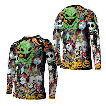 Merry Nightmare Holiday Kids Rash Guard