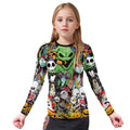 Merry Nightmare Holiday Kids Rash Guard