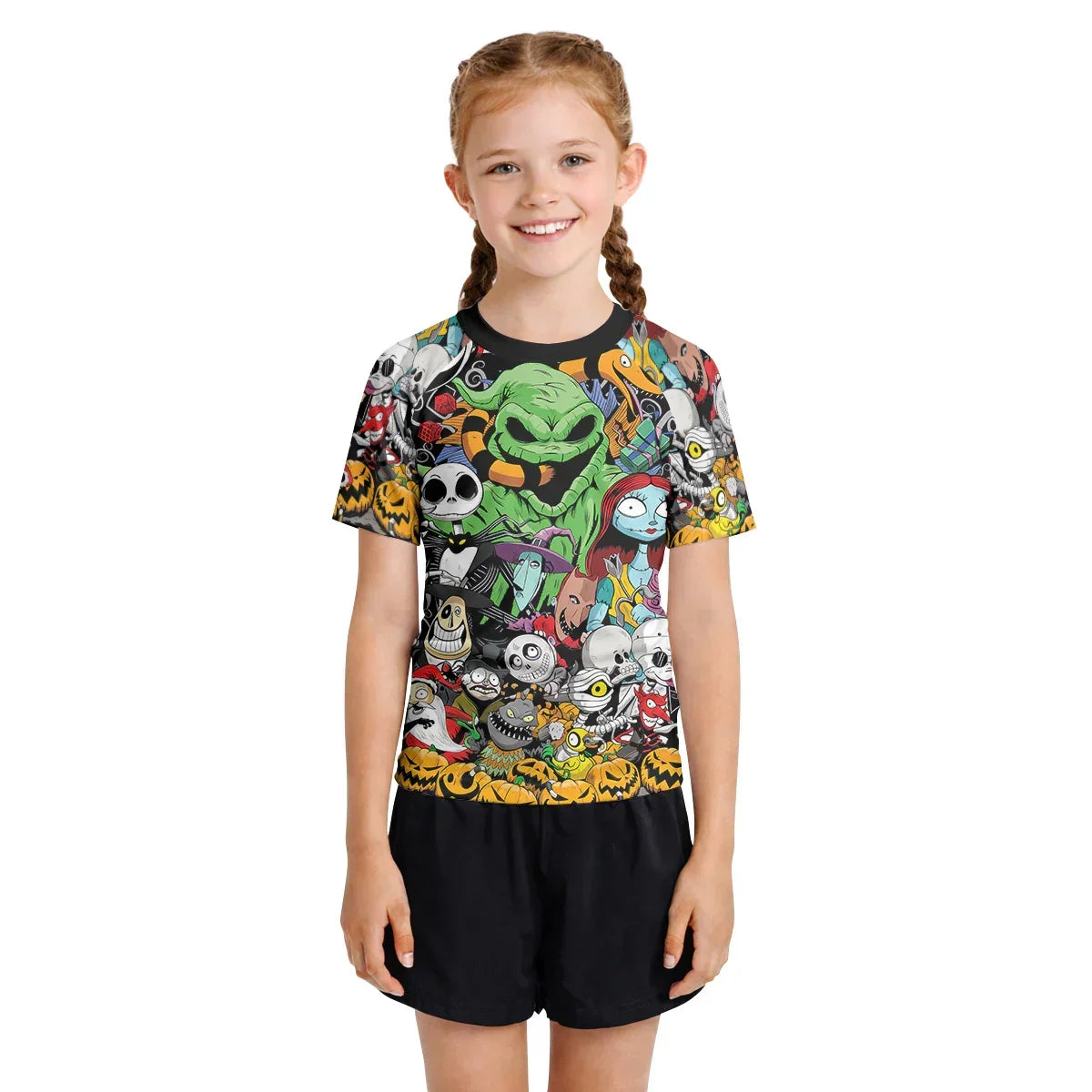 Merry Nightmare Holiday Kids Rash Guard