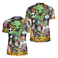 Merry Nightmare Holiday Kids Rash Guard