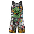 Merry Nightmare Holiday Wrestling Singlet
