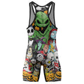 Merry Nightmare Holiday Wrestling Singlet